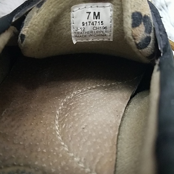 𝅺sperry top sider boat shoes sz 7 M leopard - Picture 5 of 5